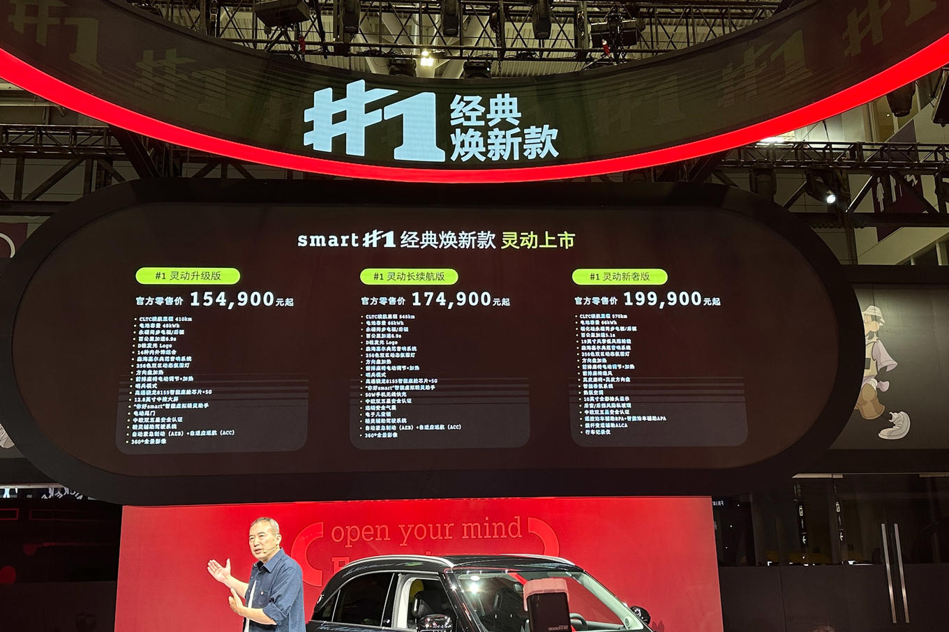 smart精灵#1经典焕新款将粤港澳大湾区车展上市
